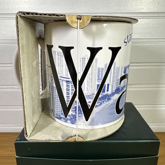 Vintage Starbucks Coffee Tea Mug Cup 1994 Waikiki CITY MUG Collector Series - Picture 2 of 7